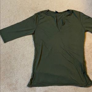 Green Lucky Jeans top